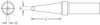 Weller ETCC - .125" x .032" x .625" ET Single Flat Tip for PES51 Soldering Pencil